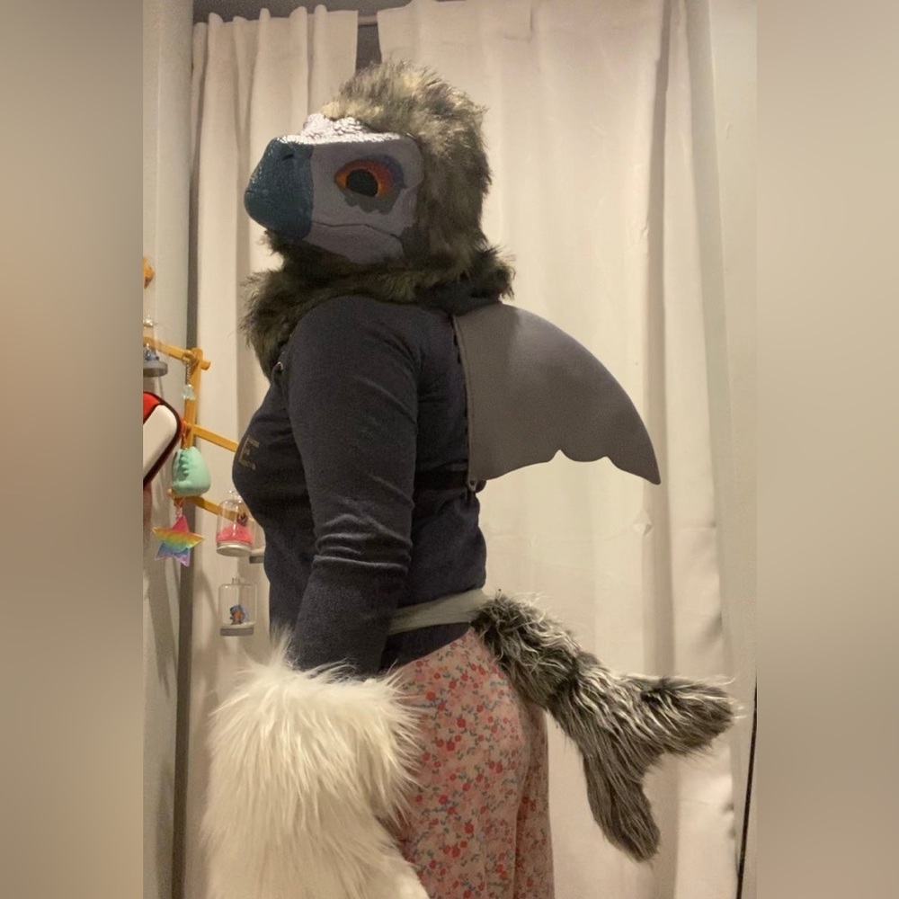 Shark dino fursuit partial cosplay for kids and adults unisex